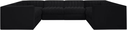 Rummi - Velvet Performance Fabric Upholstered Modular Sectional