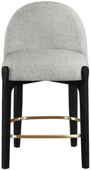 Torino - Counter Stool With Brushed Black Base