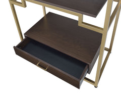 Yumia - Bookshelf - Clear / Gold