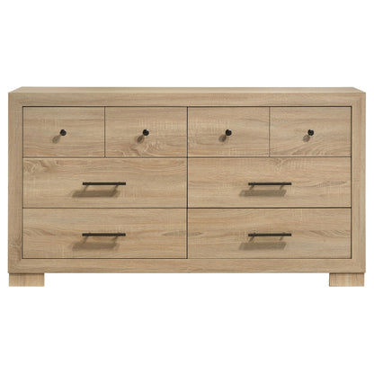 Merritt - 6 Drawer Dresser Cabinet - Light Oak