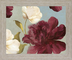 Wine Blossom Drift - 28" x 34" Framed Wall Art