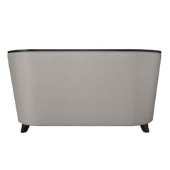 Zemocryss - Loveseat With 2 Pillows - Beige Fabric