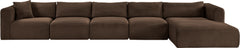 Shaggy - 5 Piece Modular Sectional With Chaise