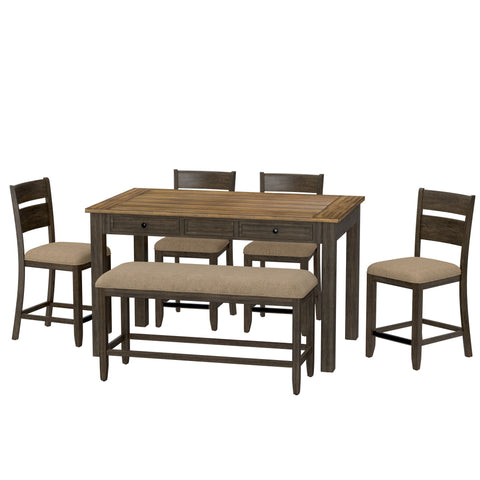 y - 6 Piece Gathering Dining Set