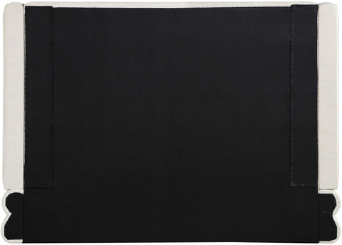 Chandra - Linen Textured Fabric Upholstered Bed