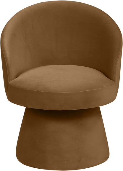 Selene - Upholstered Swivel Dining Chair
