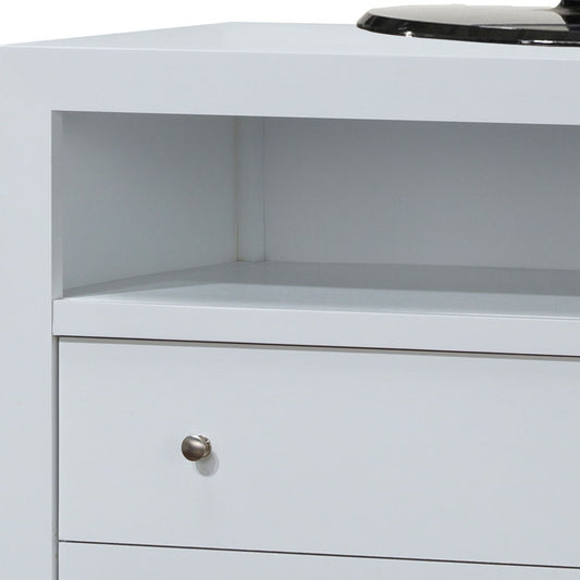 Elegant Transitional Media Chest