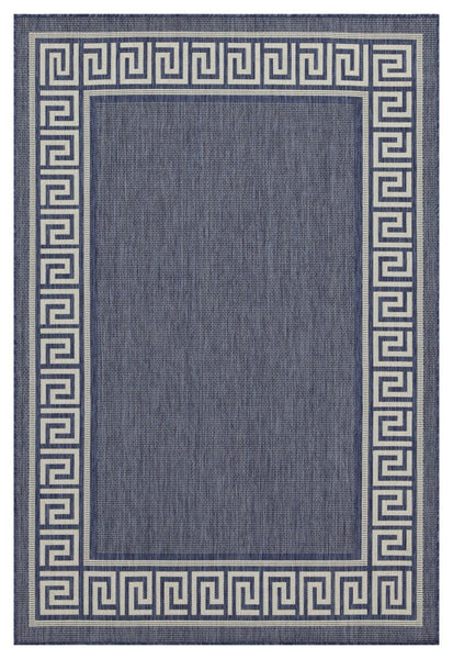 Sunshine - 5'3" X 7'3" Polypropylene Indoor, Outdoor Area Rug - Blue