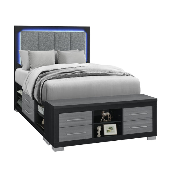 Emilia - Bed With Storage And LED Lighting
