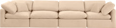 Indulge - Velvet 4 Seat Modular Sofa
