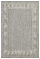 Sunshine - 5'3" X 7'3" Indoor, Outdoor, Area Rug Polypropylene - Silver