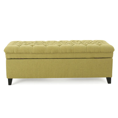 Juliana - Storage Ottoman With Birch Legs