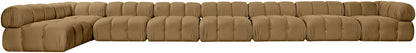 Orin - Velvet Performance Fabric Upholstered 8 Piece L-Shaped Sectional
