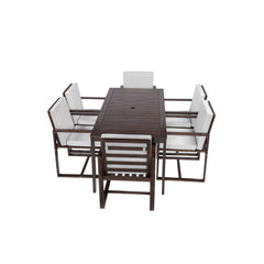 Patio Dining Set Outdoor Dining Table And Chair Set With And Removable Cushions For Patio