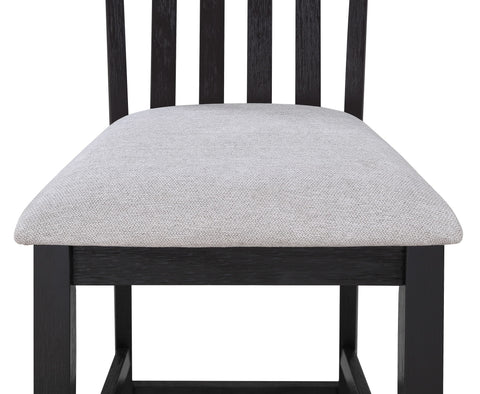 Delfin - Counter Height Chair (Set of 2) - Light Gray / Black