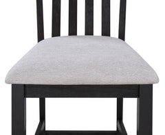 Delfin - Counter Height Chair (Set of 2) - Light Gray / Black