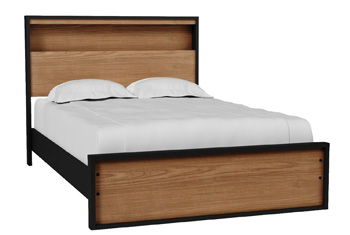 Kozmour - Bookcase Complete Bed Frame