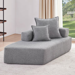 Frame For Oversized Modular U Shaped Sectional, Floor Couch Convertible Compressed Couch Spacious Foam Filled Sofa