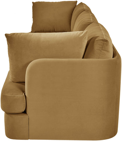 Hammond - Velvet Performance Fabric Upholstered 3 Piece Sofa