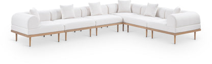 Laguna - 6 Piece 142" Outdoor Patio Modular Sectional