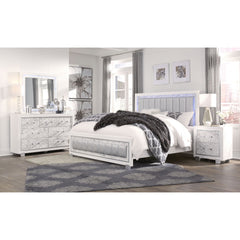 Skye - Marble Dresser - White