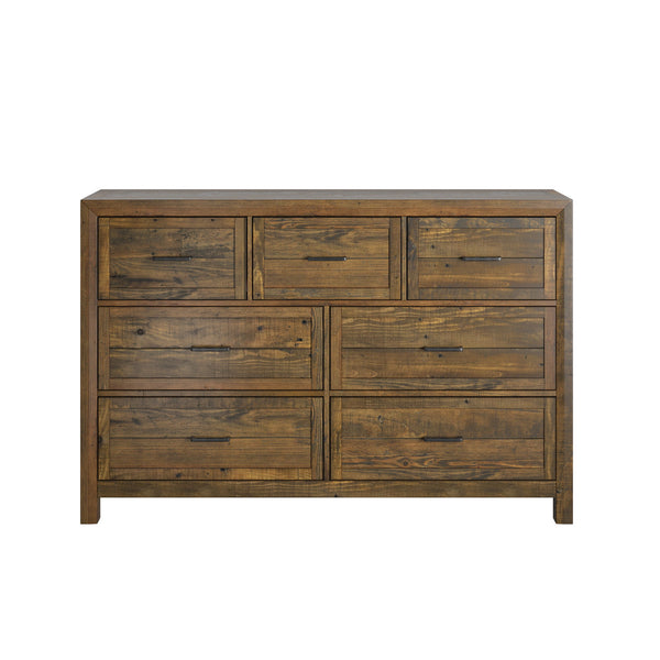 7 Drawer Dresser - Brown