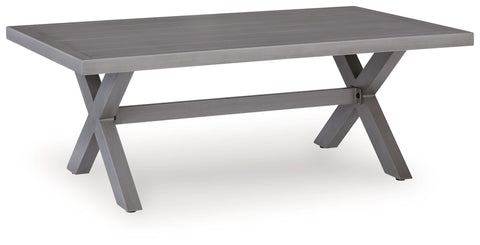 Half Moon Beach - Rectangular Cocktail Table - Gray