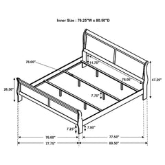 Graffenstaden - Sleigh Bed