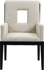 Gwendolyn - Dining Arm Chair With Black Frame