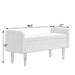 Teddy Velvet Storage Stool With Storage Space For Apartments