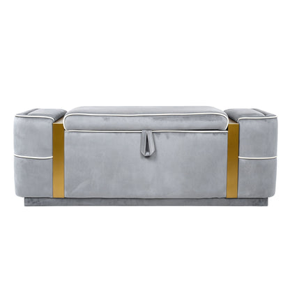 Storage Bench Upholstered Ottoman Bed End Bench With Lift Top Storage