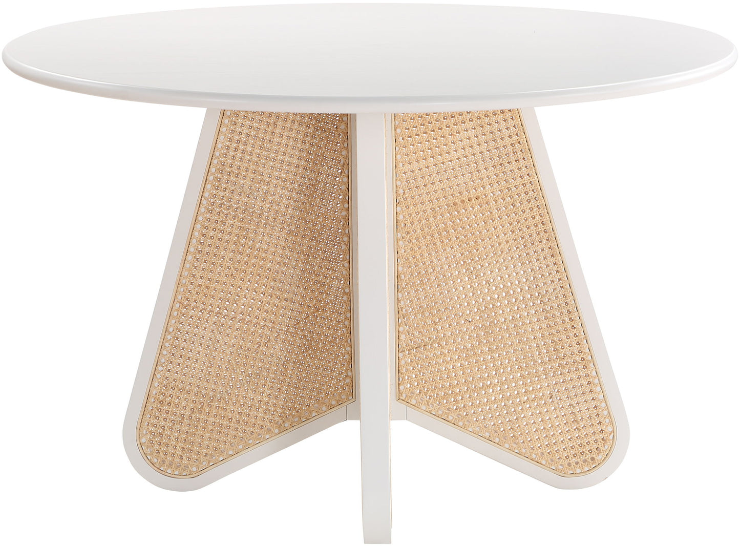 Butterfly - Solid Wood And Natural Cane Table