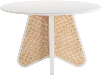 Butterfly - Solid Wood And Natural Cane Table