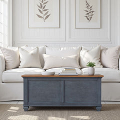 Lift-Top Coffee Table - Blue