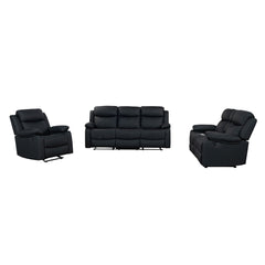 Blanche - Reclining Set With LED Lights, Speaker