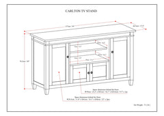 Carlton - TV Media Stand