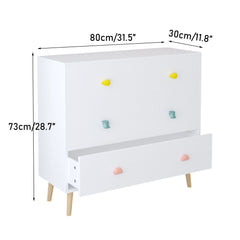 3 Drawer Dresser, Storage Cabinet With Anti Tip Safety