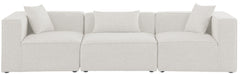 Cube - Linen Modular 3 Seat Sofa