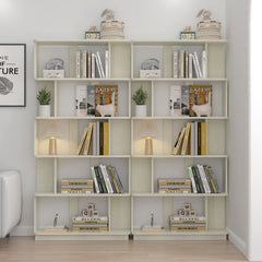 Modern 5 Tier Open Storage Bookcase