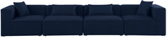 Cube - Linen Modular 4 Seat Sofa