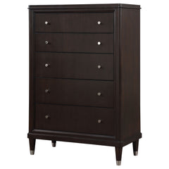 Niguel - 5 Drawer Chest Storage Furniture - Brown