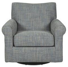Renley - Swivel Glider Accent Chair - Ash