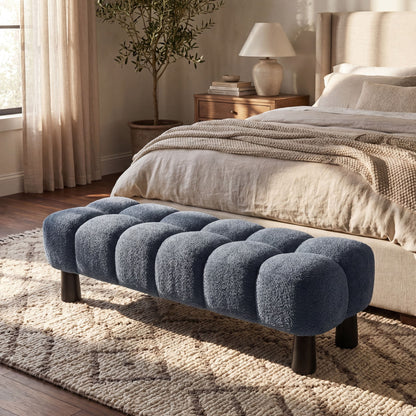 Luxury Upholstered Bench Ottoman
