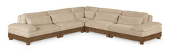 Turin - Fabric Upholstered 5 Piece Modular Sectional
