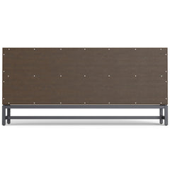 Banting - Low Wide Bookcase - Walnut Brown