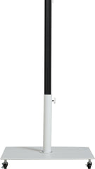 Amalfi - Aluminum Patio Umbrella - White Base / Black Pole