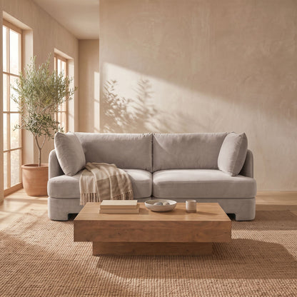 Hammond - Velvet Performance Fabric Upholstered 2 Piece Loveseat