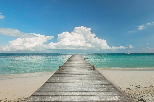 Infinity Pier By Danita Delimont (Framed) - Blue