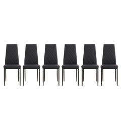 Modern Dining Chair With Diamond Design