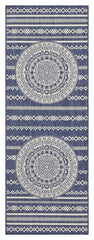 Sunshine - 5'3" X 7'3" Indoor, Outdoor Area Rug - Blue - Polypropylene